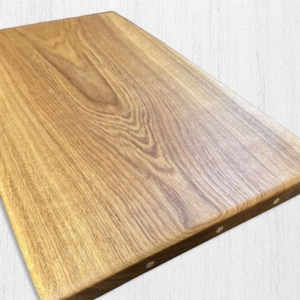 Leikkuulauta kaiverruksella, tammi, koko: 55x32 cm